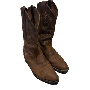 Ariat Cowboy Boots Mens Size 9.5 D Western Brown